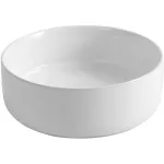 Lavatorio de sobreponer redondo 310 x 310 x 110 mm blanco Prime 5333A