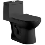 Inodoro una pieza negro Prime 2734MB