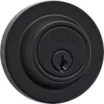 Cerrojo doble llave negro London Geo 91200-129