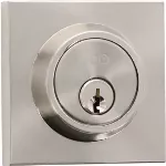 Cerrojo doble llave niquel satinado Mileto Geo 91200-134