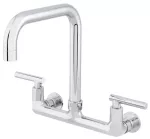 Griferia para fregadero de 8" de pared cromo Pfister Sena F027SENC