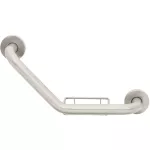 Barra de seguridad inclinada 1-1/4" x 420 mm con jabonero acero inoxidable Foset BARS-40AJ / 46888