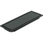 Drenaje lineal 30 x 11 cm reversible salida de 35 mm (1-3/8") negro Aqua Foset RS-704M / 45324