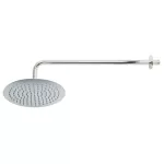 Cabeza de ducha redonda 250 mm (10") con brazo de pared cromo Riviera Foset R-311 / 45077