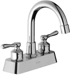 Griferia para lavatorio de 4" cromo Brucke 1400NS-C