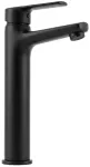 Griferia para lavatorio monomando alto negro Kapell Brucke 1020-N1C