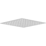 Cabeza de ducha cuadrada 300 mm (12”) cromo Brucke 530.01-CI
