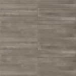 Porcelanato estilo cemento mate Arenosa Taupe 4.8 x 45 cm sin rectificar Rondine J93039/F