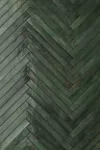 Porcelanato estilo cemento brillante Life Dark Green 4.8 x 45 cm sin rectificar Rondine J93842