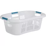Cesta plastica para ropa 53 litros (1.5 bushels) blanco Rubbermaid FG299787WHT