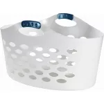 Cesta plastica para ropa flexible 67 litros (1.9 bushels) blanco Rubbermaid FG260100WHT