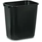 Basurero plastico para reciclaje 26.5 litros (7 galones) negro Rubbermaid 2099591