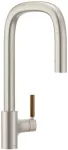 Griferia para fregadero monomando acero inoxidable Tenon Moen S74001SRS