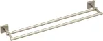 Toallero doble barra 24" niquel cepillado Triva Moen BP1822BN