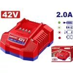 Cargador de baterias P42M 42V 2A para inalambricos Emtop ULFCR42021
