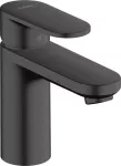 Griferia para lavatorio monomando bajo 100 sin vaciador negro mate Vernis Blend Hansgrohe 71580670 