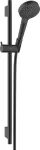 Regadera telefono 100 con barra de ducha 650 mm negro mate Vernis Blend Hansgrohe 26423670