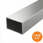 Codal de aluminio para repello de 1-3/4” x 4” x 5.98 metros