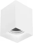 Lampara de techo cuadrada de sobreponer E27 PAR20 35W IP20 (150 x 110 mm) blanco Blumenau 55551004