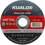 Disco de corte abrasivo para metal 7” (180 mm) x 1.6 mm Kualox KX-DC010