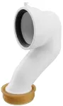 Conector para inodoro descarga a pared con direccion a piso