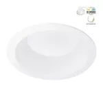 Lampara empotrada redonda dimeable LED 13W 127V 2700K/4000K/6000K (97 x 145 x 145 mm) blanco Atik II Tecnolite 13DYDLED011VSCCTB