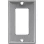 Placa sencilla para interruptor tipo Decor acero inoxidable Költz