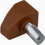 Soporte para repisa 5 mm cafe Self-Build Hardware (15 por paquete)