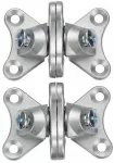 Ensamble rapido metalico Self-Build Hardware (4 por paquete)