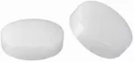 Deslizador plastico blanco Self-Build Hardware (15 por paquete)