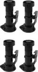 Pata ajustable para rodapie 8 cm (cerrada) expandible a 10 cm Self-Build Hardware (4 por paquete)