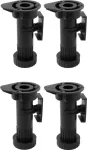 Pata ajustable para rodapie 10 cm (cerrada) expandible a 12 cm Self-Build Hardware (4 por paquete)