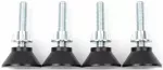 Regulador 45 mm negro Self-Build Hardware (4 por paquete)