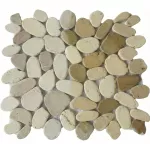 Enchape de piedra White - Tan Slice 30 x 30 cm Natural Stone