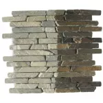 Enchape de piedra Parquet 1.8 Grey 30 x 30 cm Natural Stone