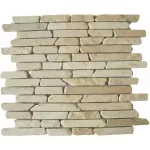 Enchape de piedra Parquet 1.8 White 30 x 30 cm Natural Stone