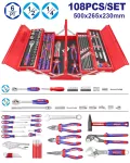 Caja con herramientas 108 piezas Emtop EHTS00108