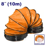 Ducto flexible 20 cm (8”) x 10 metros Emtop EBPP1A08