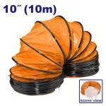 Ducto flexible 25 cm (10”) x 10 metros Emtop EBPP1A10