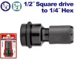 Adaptador de llave de impacto 1/2" a 1/4" Emtop ESBH0501