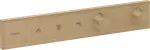 Mezclador para ducha termostatico 3 funciones bronce cepillado Rain Select Hansgrohe 15381140
