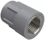 Adaptador hembra PVC con inserto metalico DZR 12 mm (1/2") PCP