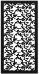 Panel decorativo metalico 1.22 x 2.44 metros (2 mm) enredadera negro Decopanel PCL-1 / 50013625