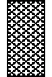 Panel decorativo metalico 1.22 x 2.44 metros (2 mm) estrella negro Decopanel PCL-9 / 50013658