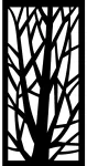 Panel decorativo metalico 1.22 x 2.44 metros (2 mm) arbol negro Decopanel PCL-12 / 50013758