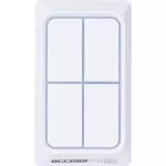 Pulsador inalambrico para motor Panther 4 botones 433MHz Accessmatic AP40