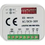 Receptora universal para porton AccessHub 3090 300-900 MHz 500 memorias Accessmatic AH2C3090
