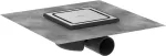 Drenaje cuadrado 15 cm en acero inoxidable cepillado RainDrain Spot Hansgrohe 56055800