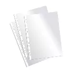Fundas transparentes plasticas carta (100 por paquete)